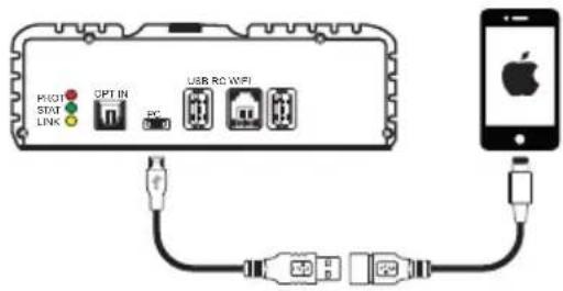 ALPINE PDP-E800DSP - Connexion iPhone - 1