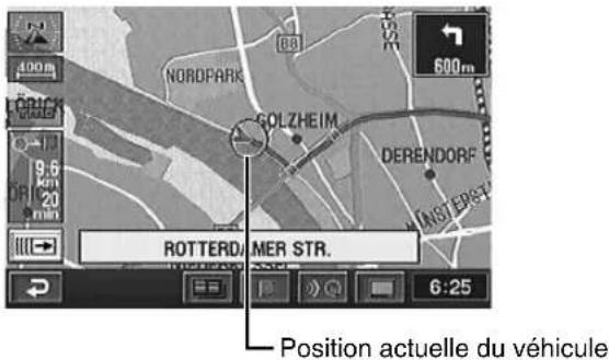 NORDPARK SOLZHEIM DERENDORF ROS 9,6 401 20 900m 600m ROTTERD/MER STR. 6:25 Position actuelle du véhicule