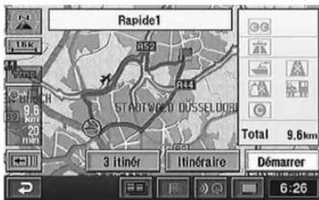 Rapide1 16K 9.6 20 STADTWOOD DÜSSELDORI 3 itinér Itinéraire Total 9.6km Démarrer 6:26