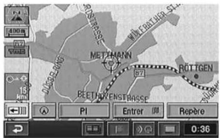 400 km 27 WRES 16 km METHMANN BEETHWENSTRASSE WHETHETHER ST. RÖTTGEN PI Entrer Repère 0:36