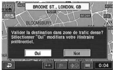 BROOKE ST., LONDON, GB Valider la destination dans zone de trafic dense? Sélectionner "Oui" modifiera votre itinéraire préférentiel. Oui Non