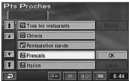 Pts Proches Tous les restaurants Chinois Restauration rapide Français Italien Effloous OK Liste 6:44