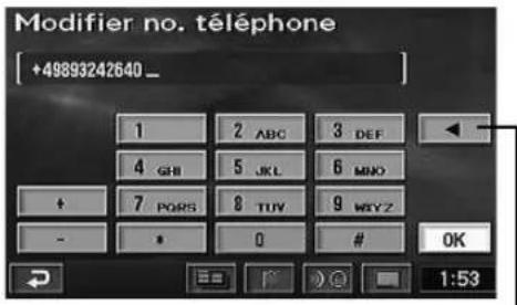 Modifier no. téléphone [ +49893242640 _ ] 1 2 ABC 3 DEF 4 GHI 5 JKL 6 MNO + 7 PGRS 8 TUV 9 WYZ - * 0 # OK P E F Q 1:53
