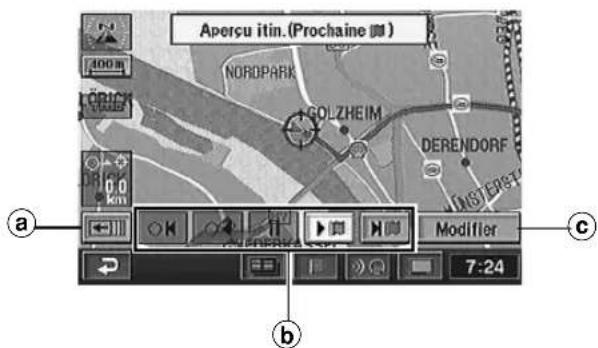 Aperçu itin.(Prochaine) 400 m NORDPARK GOLZHEIM DERENDORF LUST EPE-T a b 7:24 c