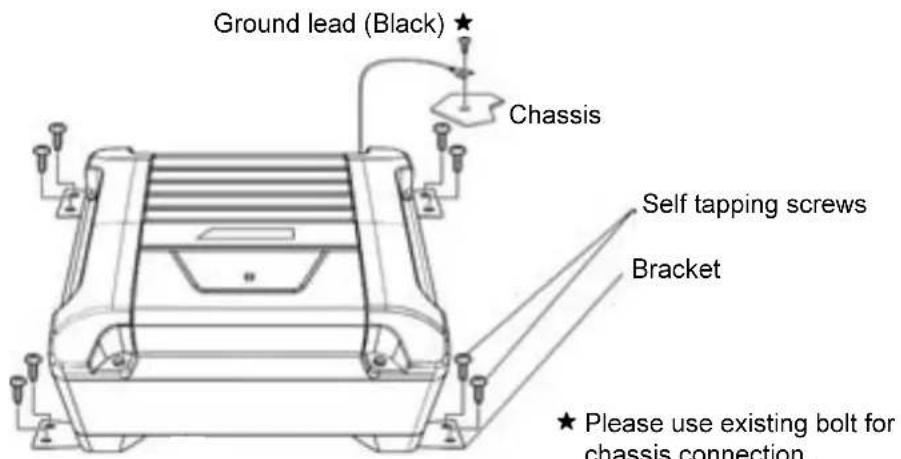 ALPINE SWD-2000 - WARNING - DO NOT USE BOLTS OR NUTS IN THE BRAKE OR STEERING SYSTEMS - 2