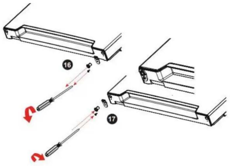 BRANDT BFD6542NX - Reversing the opening direction of the doors - 10