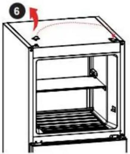 BRANDT BFD6542NX - Reversing the opening direction of the doors - 3