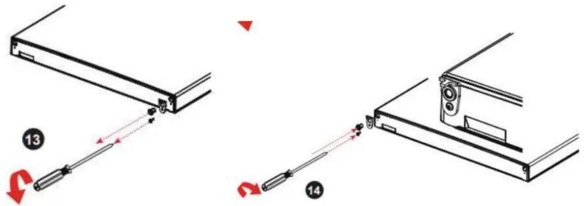 BRANDT BFD6542NX - Inversion du sens d'ouverture des portes - 8