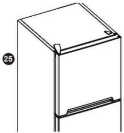 BRANDT BFD6542NW - Reversing the opening direction of the doors - 15