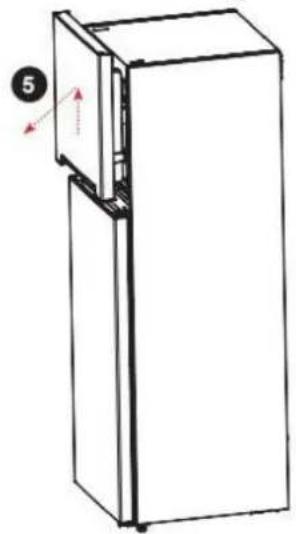 BRANDT BFD6542NW - Inversion du sens d'ouverture des portes - 2
