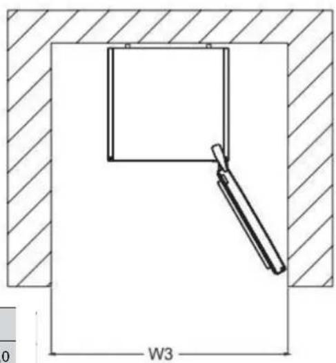 BRANDT BFD6542NW - Espacio minimumo necessities - 4