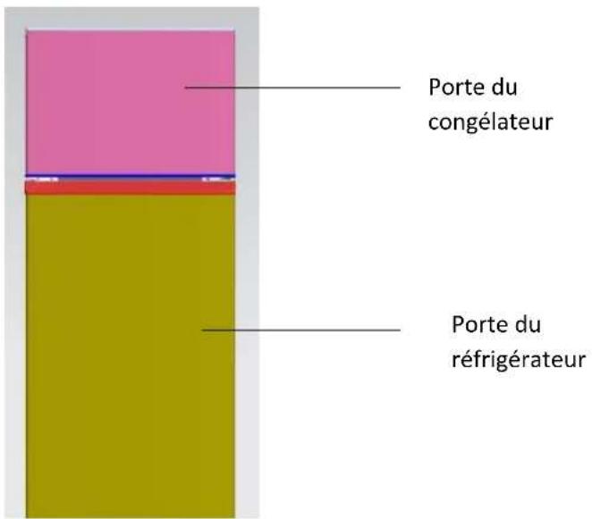 BRANDT BFD6510EW - Inversion du sens d'ouverture des portes - 8