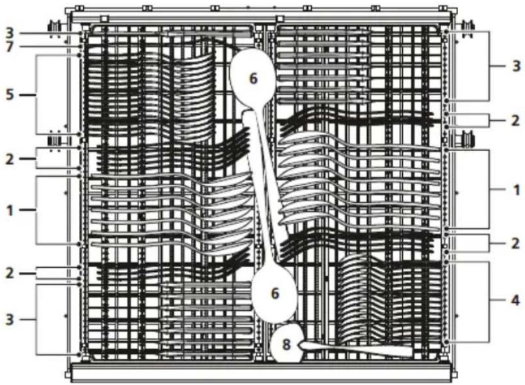 BRANDT BF3534CX - Bandeja de cubiertos: - 1