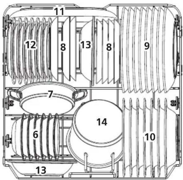 BRANDT BDF534DX - Lower basket: - 1