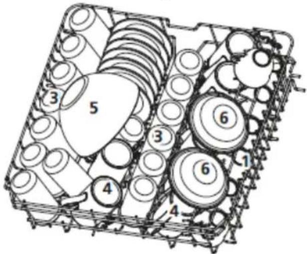 BRANDT BDF534DX - Bandeja superior: - 1