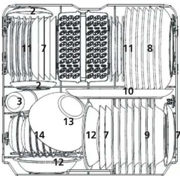 BRANDT BDF424VDX - Panier du bas : - 1