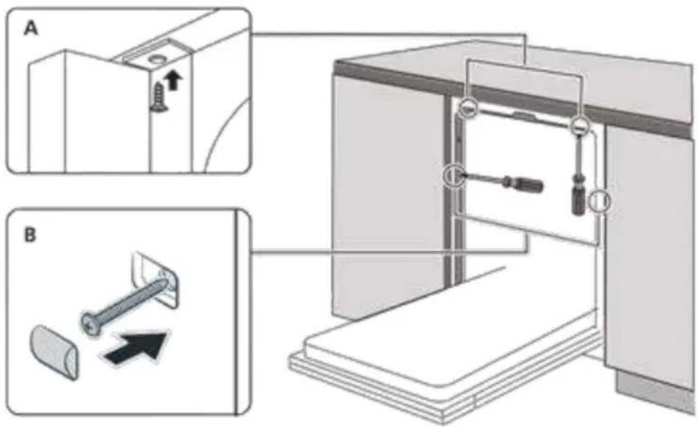 BRANDT BDF424VDX - Etapa 4. Etapas de instalación del lavavajillas - 2