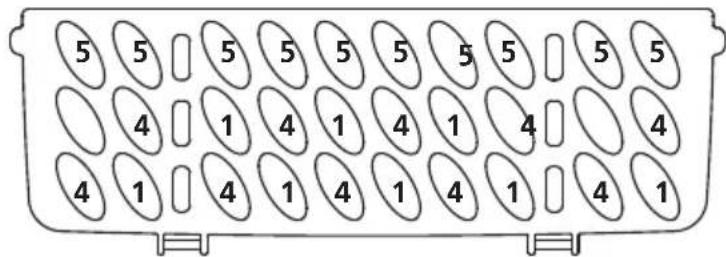 BRANDT BDF424VDX - 4.Cutlery basket: - 2