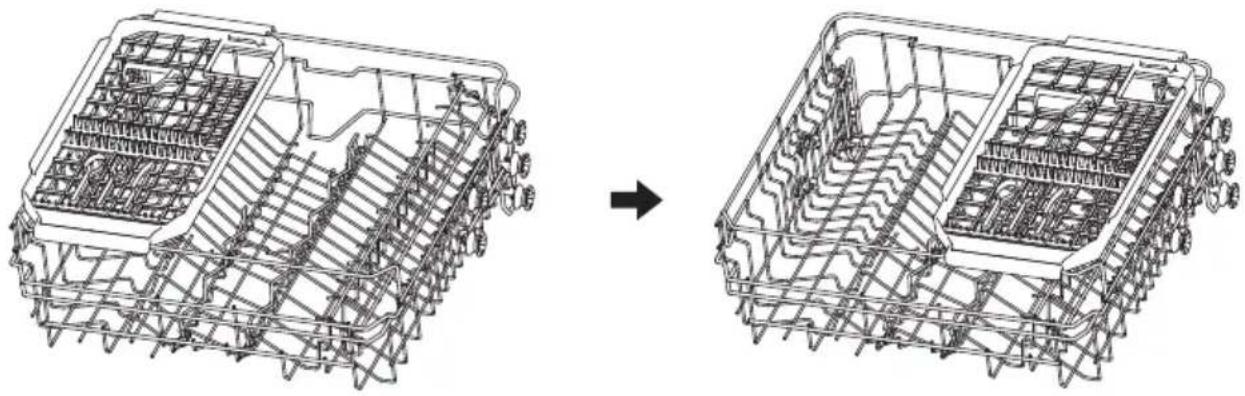 BRANDT BDF424VDX - Sliding cutlery rack - 1