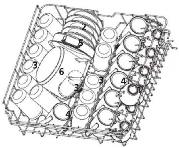 BRANDT BDF424VDX - Upper basket: - 1