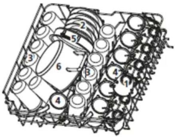 BRANDT BDF424DX - Bandeja superior: - 1