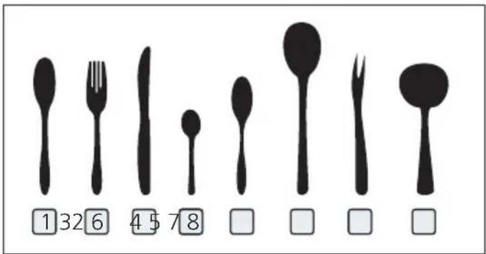BRANDT BF3424CW - 4.Cutlery basket: - 2