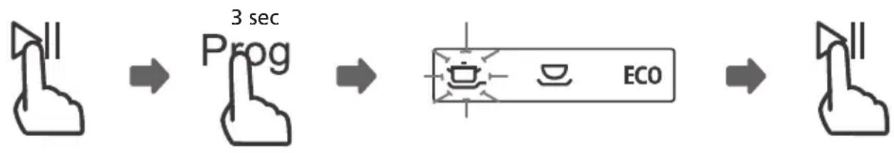 BRANDT BF3424CW - • Comment changer de programme en cours de cycle - 1