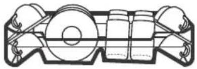 BRANDT BF3424CW - Loading the upper basket - 1