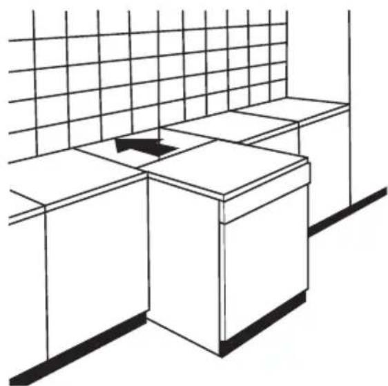 BRANDT BF3424CW - Fitting between existing carbinets - 1