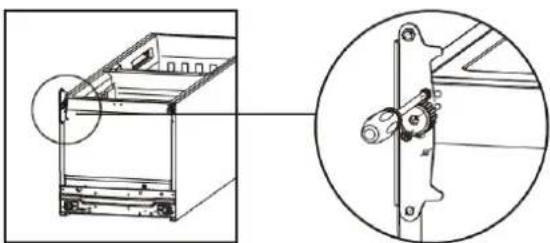 BRANDT BFC8600EX - Inverser le sens d'ouverture des portes - 9