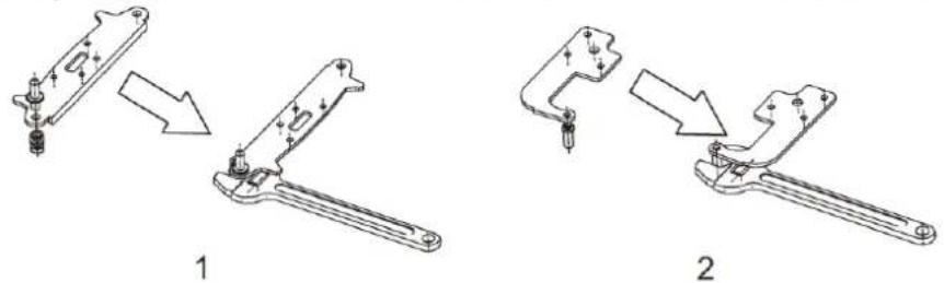 BRANDT BFC8600EX - Inverser le sens d'ouverture des portes - 8