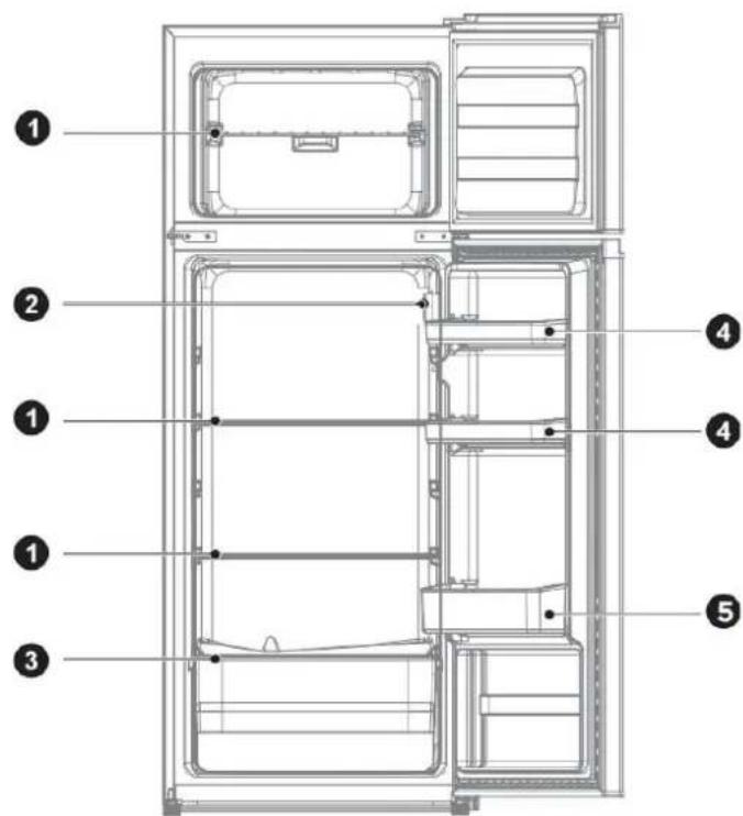 BRANDT BFD4355EW - Διάταξη και παρουσίαση της συσκευής σας - 1