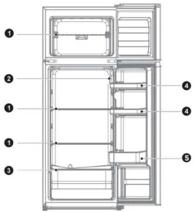 BRANDT BFD4355EW - Layout and presentation of your appliance - 1
