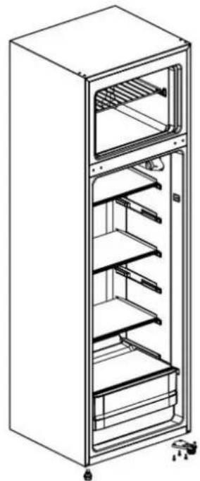 BRANDT BFD4355EW - Αντιστρέψτε την κατεύθυνση της πόρτας - 10