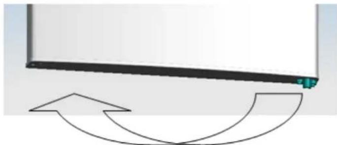 BRANDT BFD6510SW - Reversing the opening direction of the doors - 7