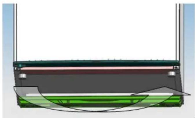 BRANDT BFD6510SW - Αντιστροφή της κατεύθυνσης ανοίγματος της πόρτας - 9