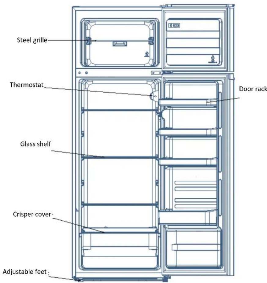 BRANDT BFD6510SW - Layout and presentation of your appliance - 1