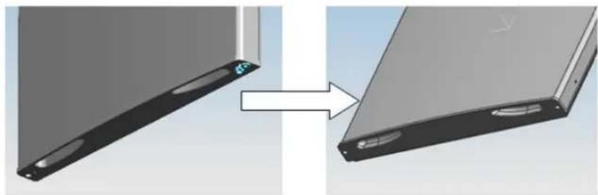 BRANDT BFD6510SW - Reversing the opening direction of the doors - 4