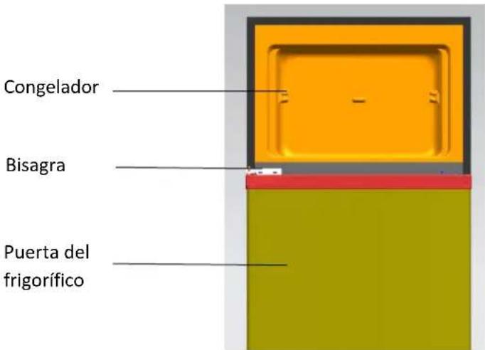 BRANDT BFD6510SW - Inversión del sentido de apertura de las puertas - 10