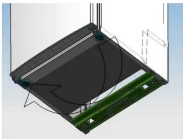 BRANDT BFD6510SW - Reversing the opening direction of the doors - 8