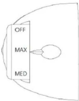BRANDT BFD6510SW - Adjusting the temperature - 1