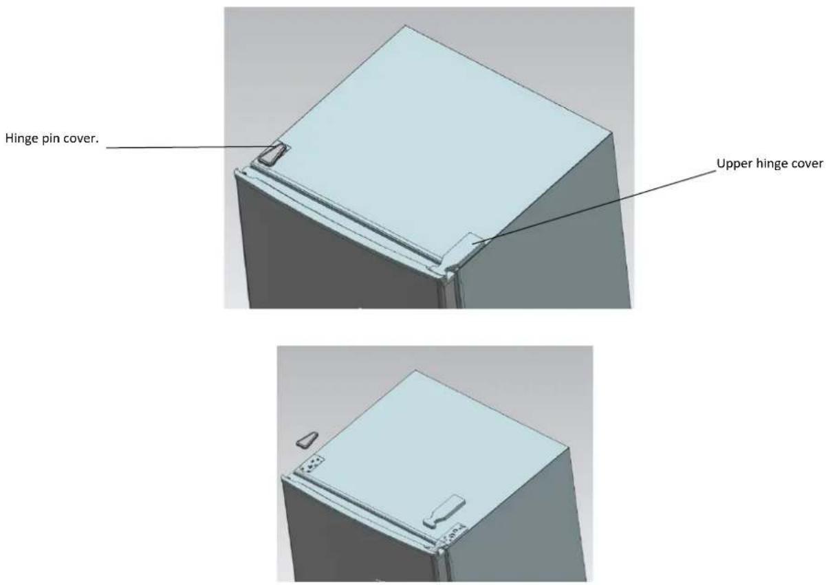 BRANDT BFD6510SW - Reversing the opening direction of the doors - 1