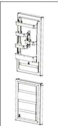 BRANDT BFC2062NX - Inversión del sentido de apertura de las puertas - 7