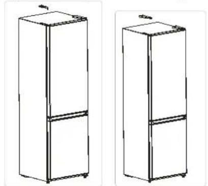 BRANDT BFC2062NX - Inverser le sens d'ouverture des portes - 8