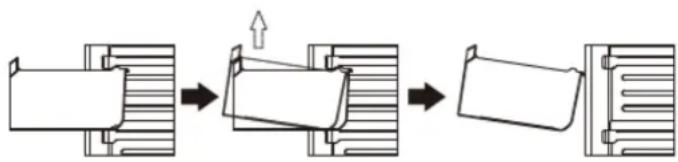 BRANDT BFC2062NX - Retrait du tiroir du bas - 1