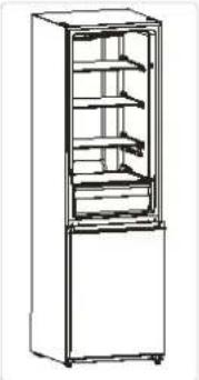 BRANDT BFC2062NX - Inversión del sentido de apertura de las puertas - 6