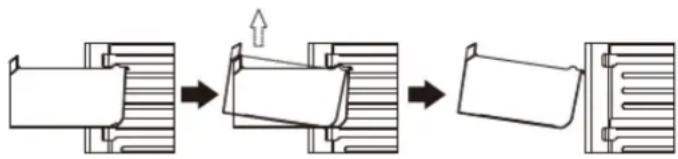 BRANDT BFC2062NX - Removing the bottom drawer - 1