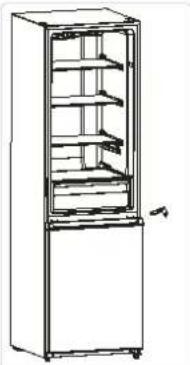 BRANDT BFC2062NX - Reversing the opening direction of the doors - 4