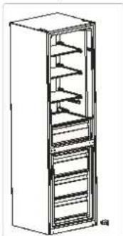 BRANDT BFC2062NX - Reversing the opening direction of the doors - 5