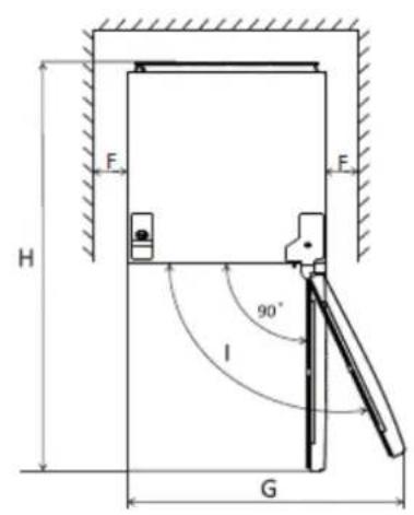 BRANDT BFC8050SX - Inverser le sens d'ouverture des portes - 15